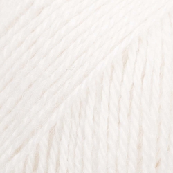 DROPS Alpaca uni 101 - bílá