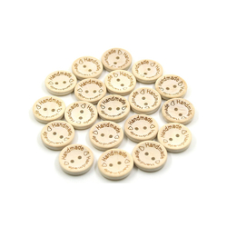 Knoflík HANDMADE Ø 20 mm - sv. přírodní