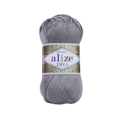 Alize Diva 348 - kouřově šedá