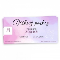 Dárkový poukaz - 300 Kč