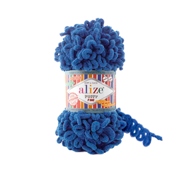 Alize Puffy Fine 637 - tmavý jeans
