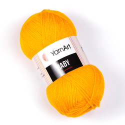 YarnArt Baby 586 - sytá žlutá