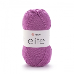 YarnArt Elite 849 - tmavě fialová růžová
