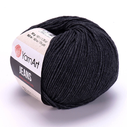 YarnArt Jeans 28 - antracitová