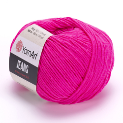 YarnArt Jeans 59 - neonově růžová