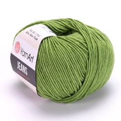 YarnArt Jeans 69 - zelené jablko