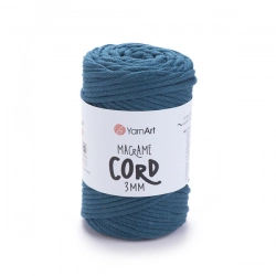 YarnArt Macrame Cord 3 mm 789 - petrolej