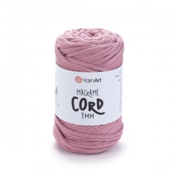 YarnArt Macrame Cord 3 mm 792 - starorůžová