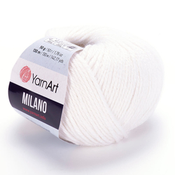 YarnArt Milano 851 - bílá