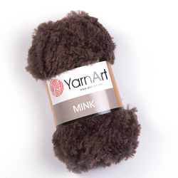 YarnArt Mink 333 - hnědá