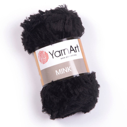 YarnArt Mink 346 - černá