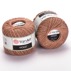 YarnArt Violet 15 - světle hnědá