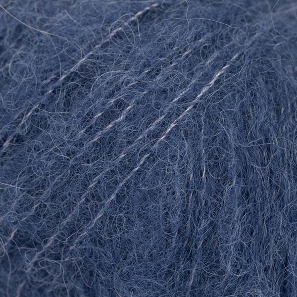 DROPS Brushed Alpaca Silk 39 - navy modrá