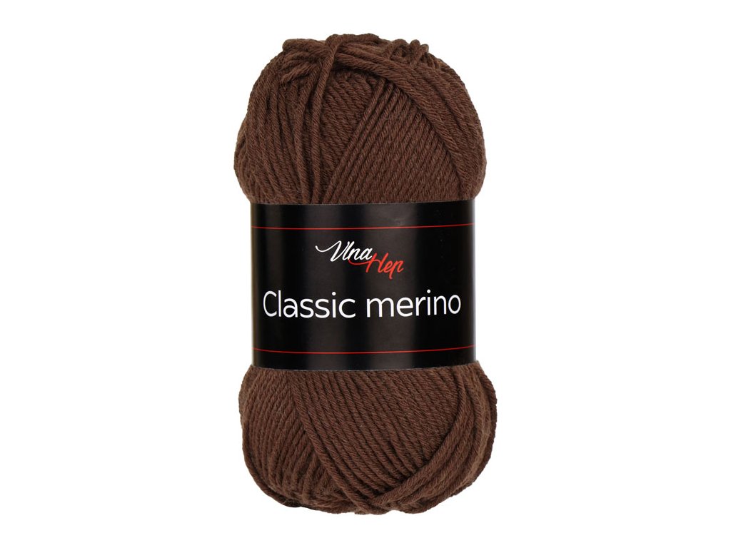 Vlna-Hep Classic merino 61057 - čokoládová