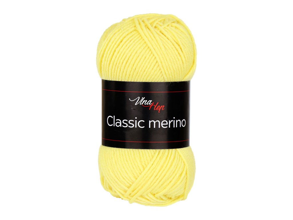 Vlna-Hep Classic merino 61244 - žlutá
