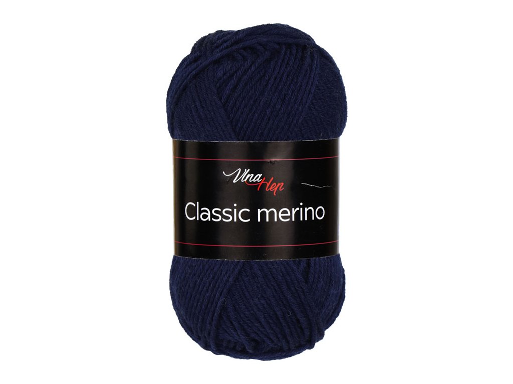 Vlna-Hep Classic merino 61284 - tmavě modrá