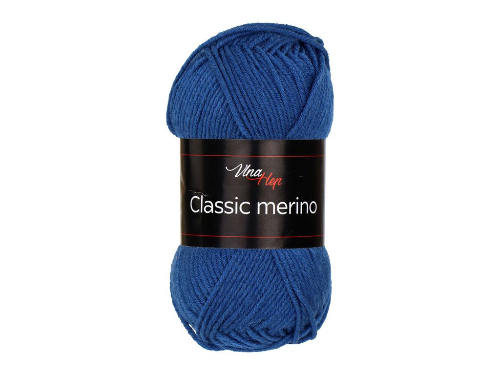 Vlna-Hep Classic merino 61300 - modrá
