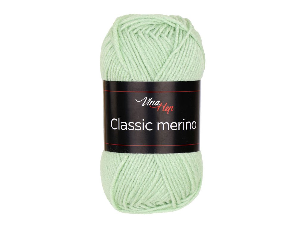 Vlna-Hep Classic merino 61303 - pastelově zelená