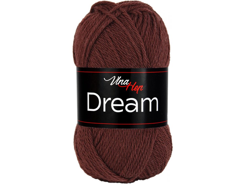 Vlna-Hep Dream 6407 - hnědá