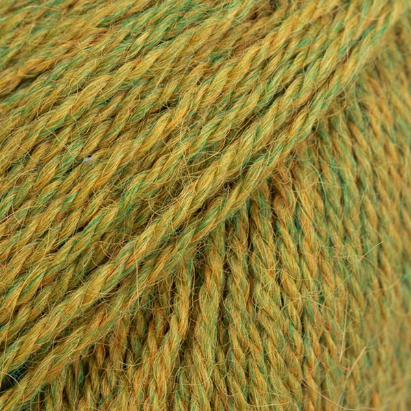 DROPS Alpaca mix 7233 - zlatá olivová
