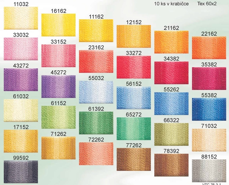 Háčkovací příze Sněhurka ombré 33272 - světle červená