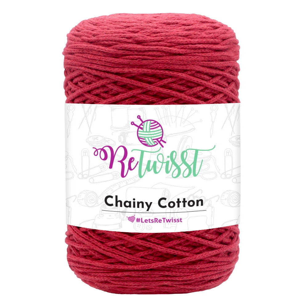 ReTwisst Chainy Cotton - burgundy