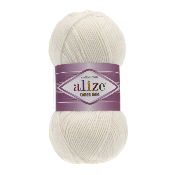 Alize Cotton Gold 62 - světle krémová