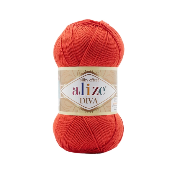 Alize Diva 104 - tmavě oranžová