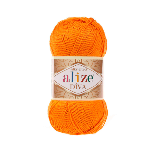 Alize Diva 120 - oranžová
