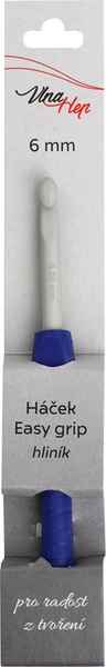 Vlna-Hep Easy grip háček 14 cm hliníkový - velikost 6