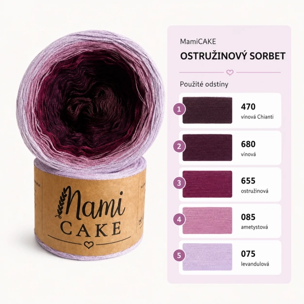 MamiCAKE - Ostružinový sorbet