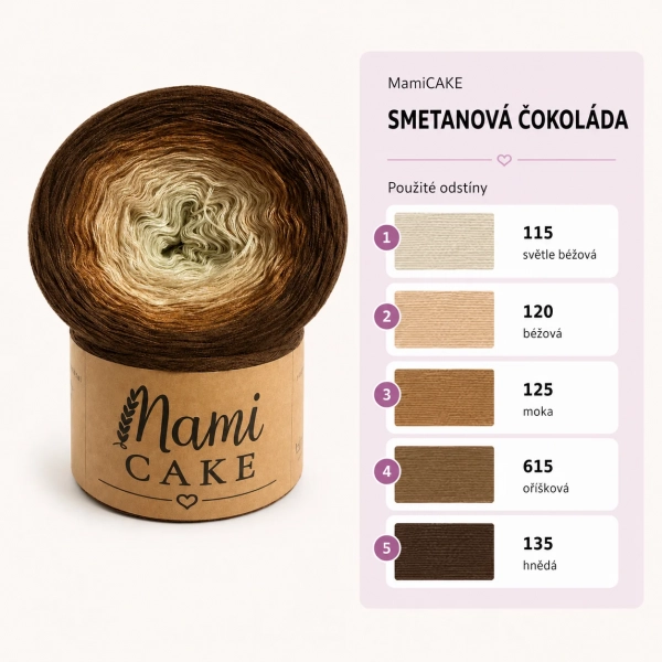 MamiCAKE - Smetanová čokoláda