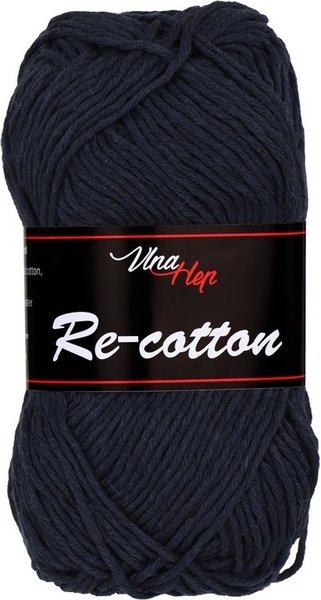 Vlna-Hep Re-cotton 81283 - tmavě modrá