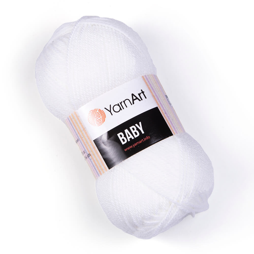 YarnArt Baby 501 - bílá