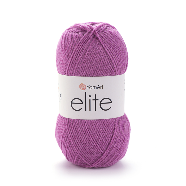 YarnArt Elite 849 - tmavě fialová růžová
