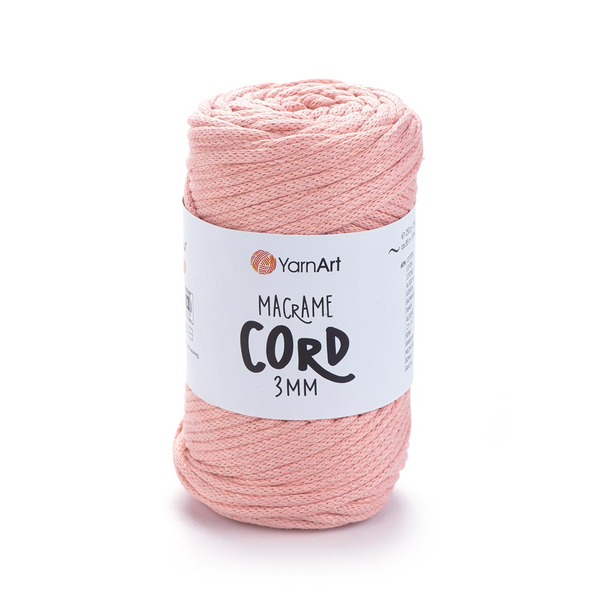 YarnArt Macrame Cord 3 mm 767 - světle lososová