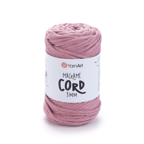 YarnArt Macrame Cord 3 mm 792 - starorůžová