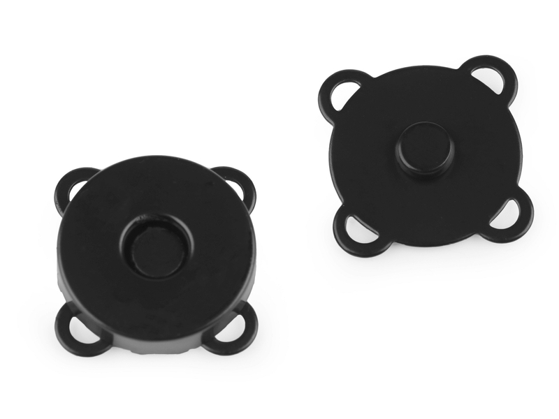 Magnetické zapínání Ø18 mm - černá matná